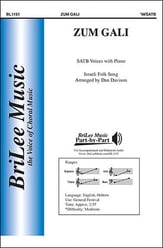 Zum Gali SATB choral sheet music cover